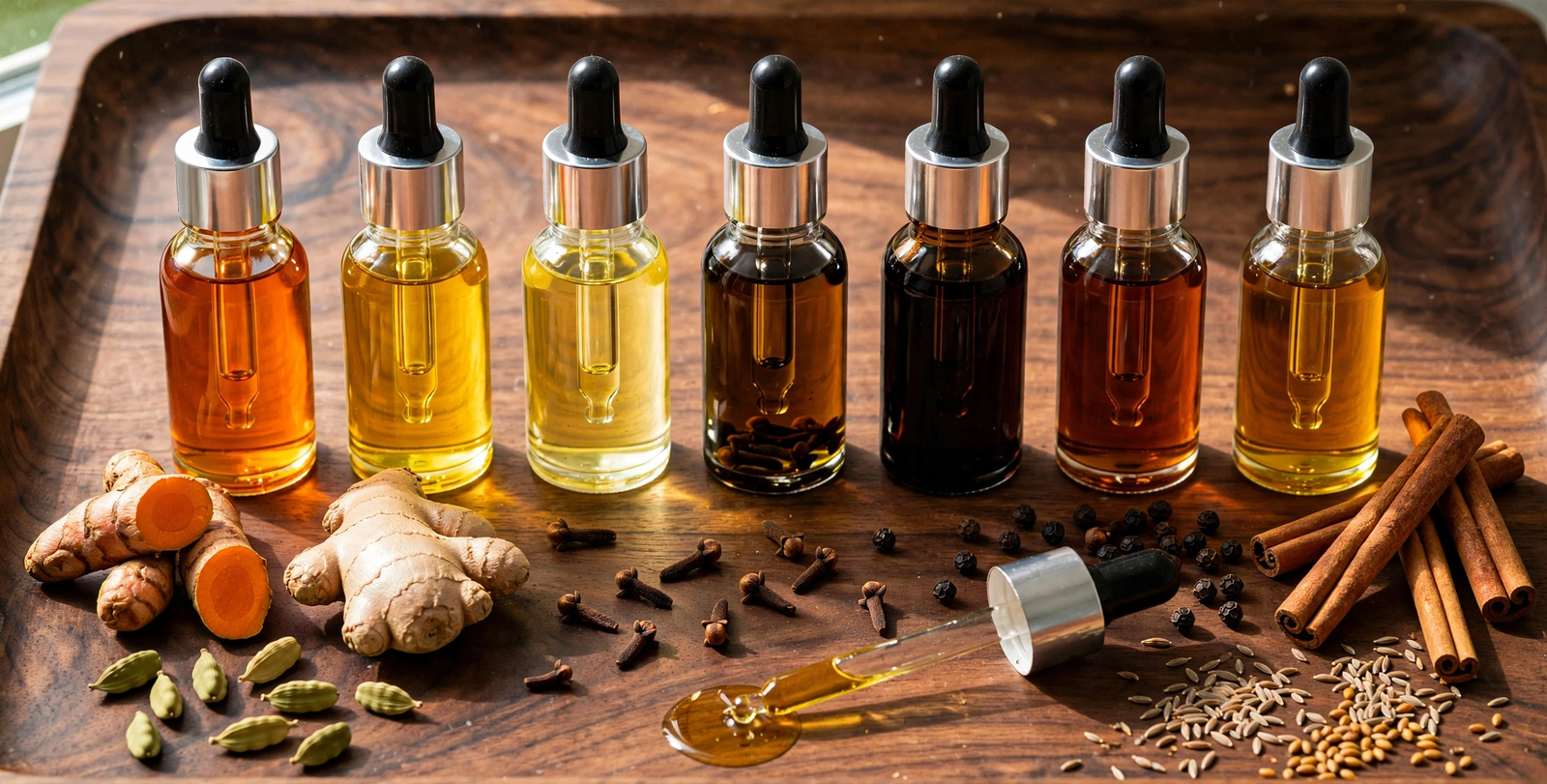 Spice Oleoresin Glass Bottles